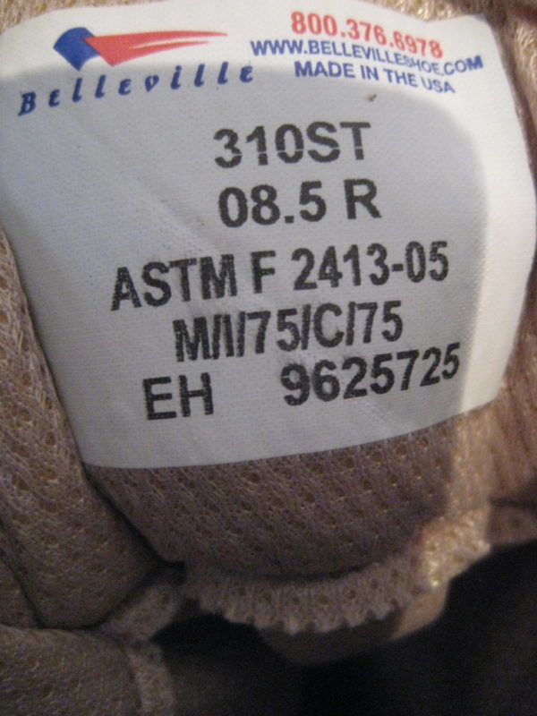 Original US Army Stiefel / Boots Belleville Gr. 8,5 - sandfarben – Bild 4