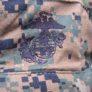 Alternative view of Original USMC Patrol Cap Marpat woodland