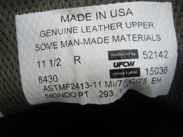 Original US Army Stiefel / Boots Gr. 11,5 - Sage Green – Bild 4