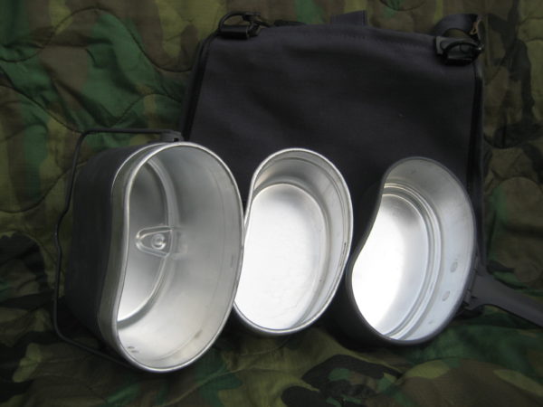 Original THW / BW / Bundeswehr Essgeschirr / Feldgeschirr 4-teilig – Bild 3
