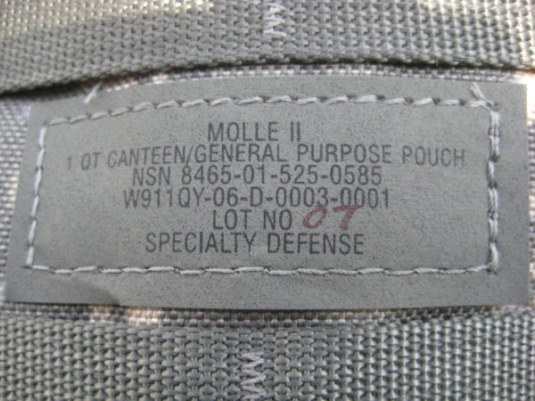 Original US Army Canteen Pouch Molle II in Digital – Bild 5