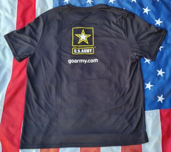 Original US Army PT (Physical Training) Promo T-Shirt - Schwarz / Gelb - Gr. XL – Bild 2