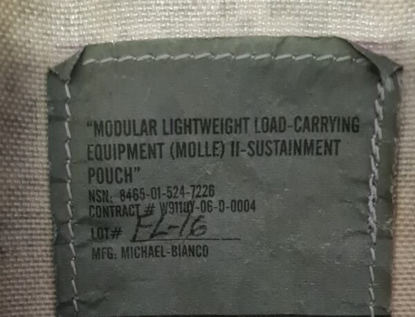 Original US Army Sustainmant Pouch Molle II in digital – Bild 5