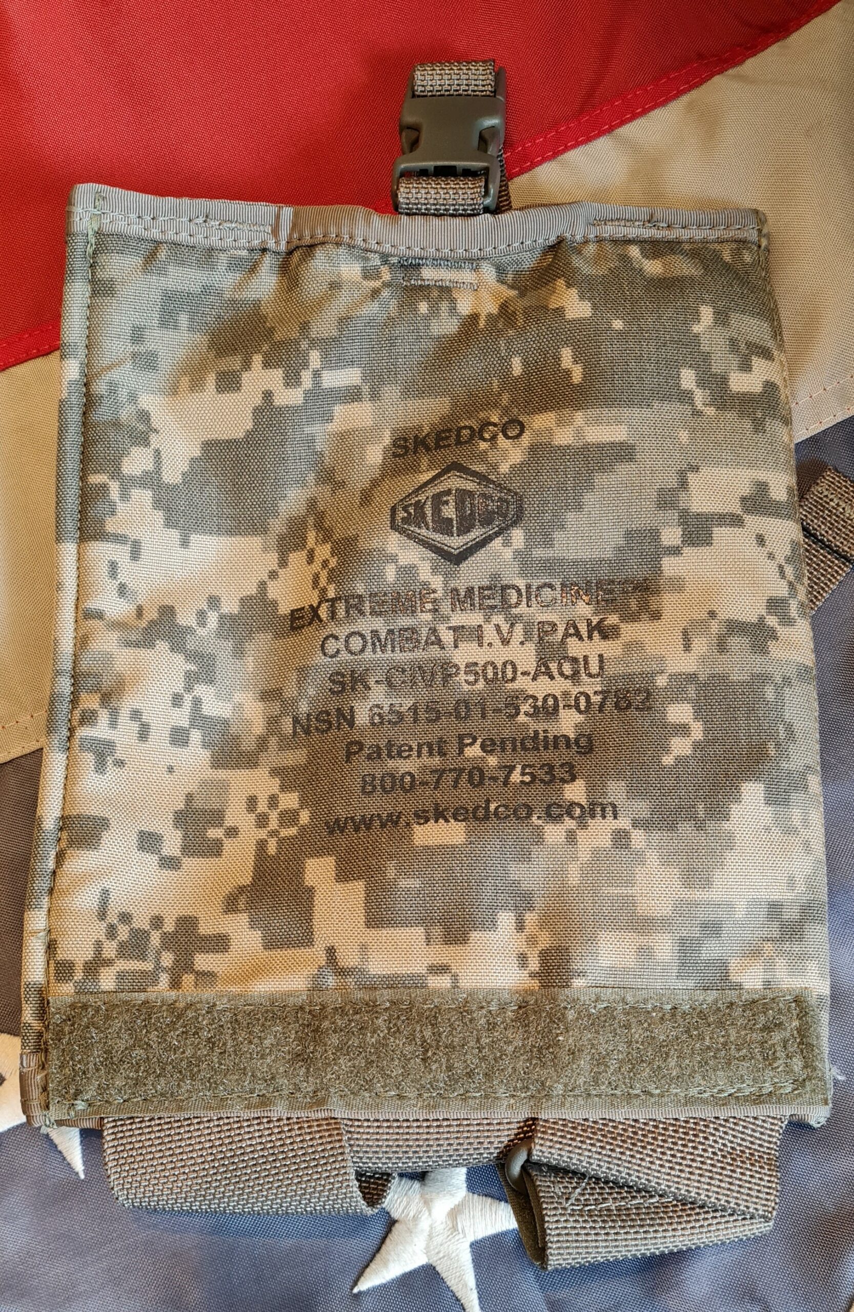 Original US Army Extreme Medicine Combat I.V. Pak in Digital