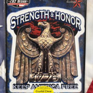 Strength & Honor - Aufkleber / Sticker