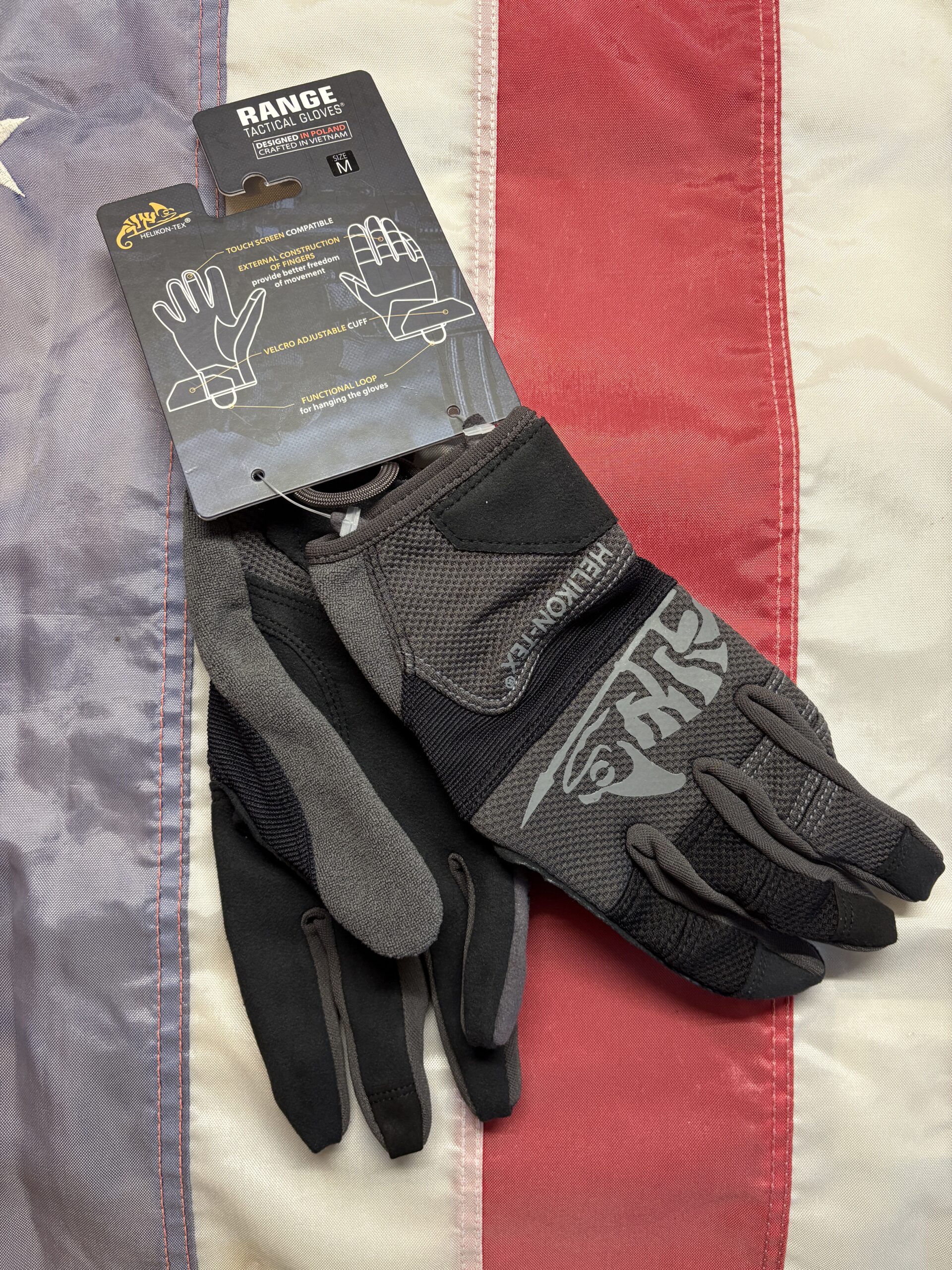 HELIKON-TEX Range Tactical Gloves / Handschuh - Schwarz