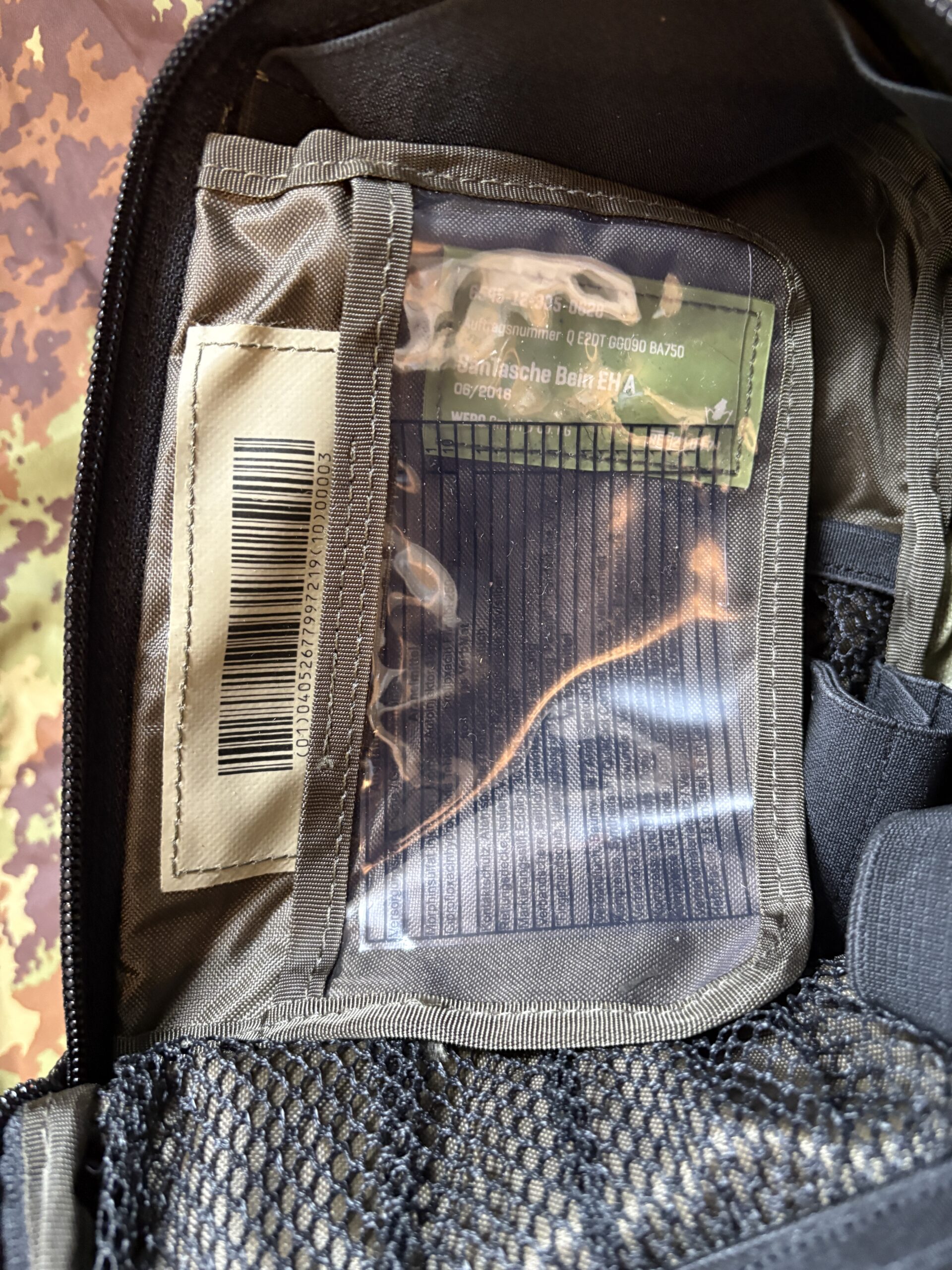 Original BW / Bundeswehr San Tasche - Erste Hilfe Pouch - IFAK KSK Spezial Kräfte – Bild 7