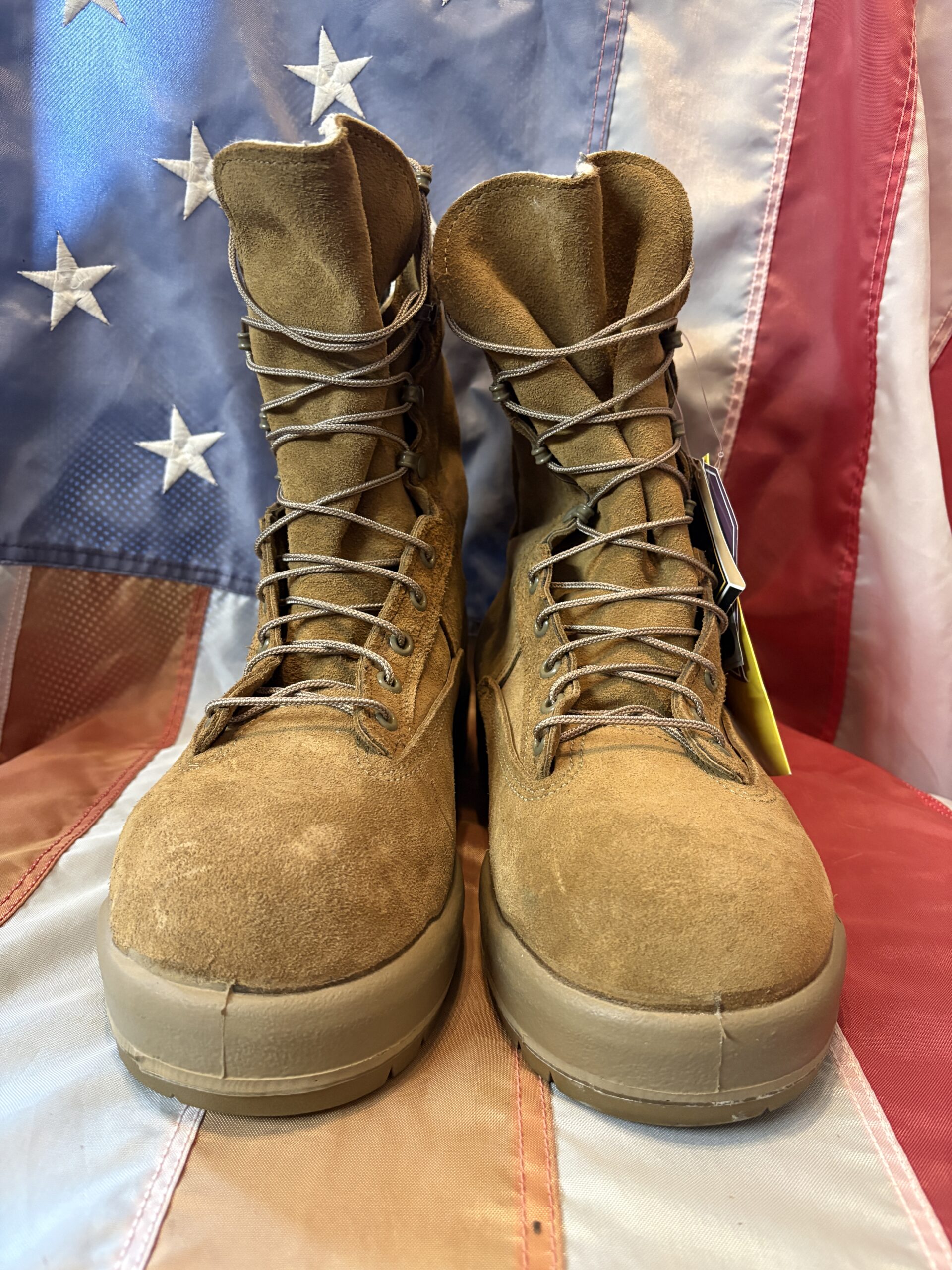 Original US Army Belleville Extreme Cold Weather C755 Boots / Stiefel - Gr. 10 R - Coyote – Bild 2
