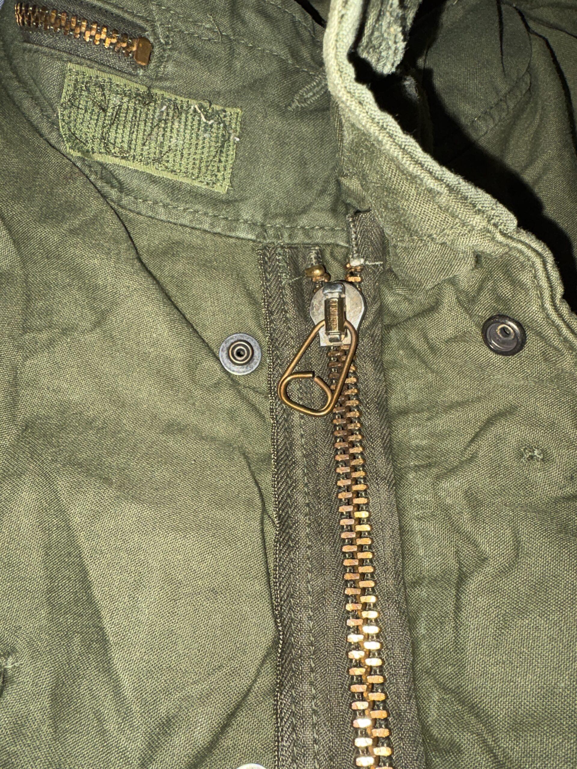 Original US Army M65 Jacke oliv - Gr. Medium / Regular - Vintage – Bild 4