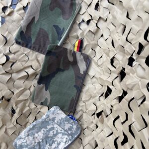 Upcycling - Mäppchen aus BW / US Army Bekleidungsresten