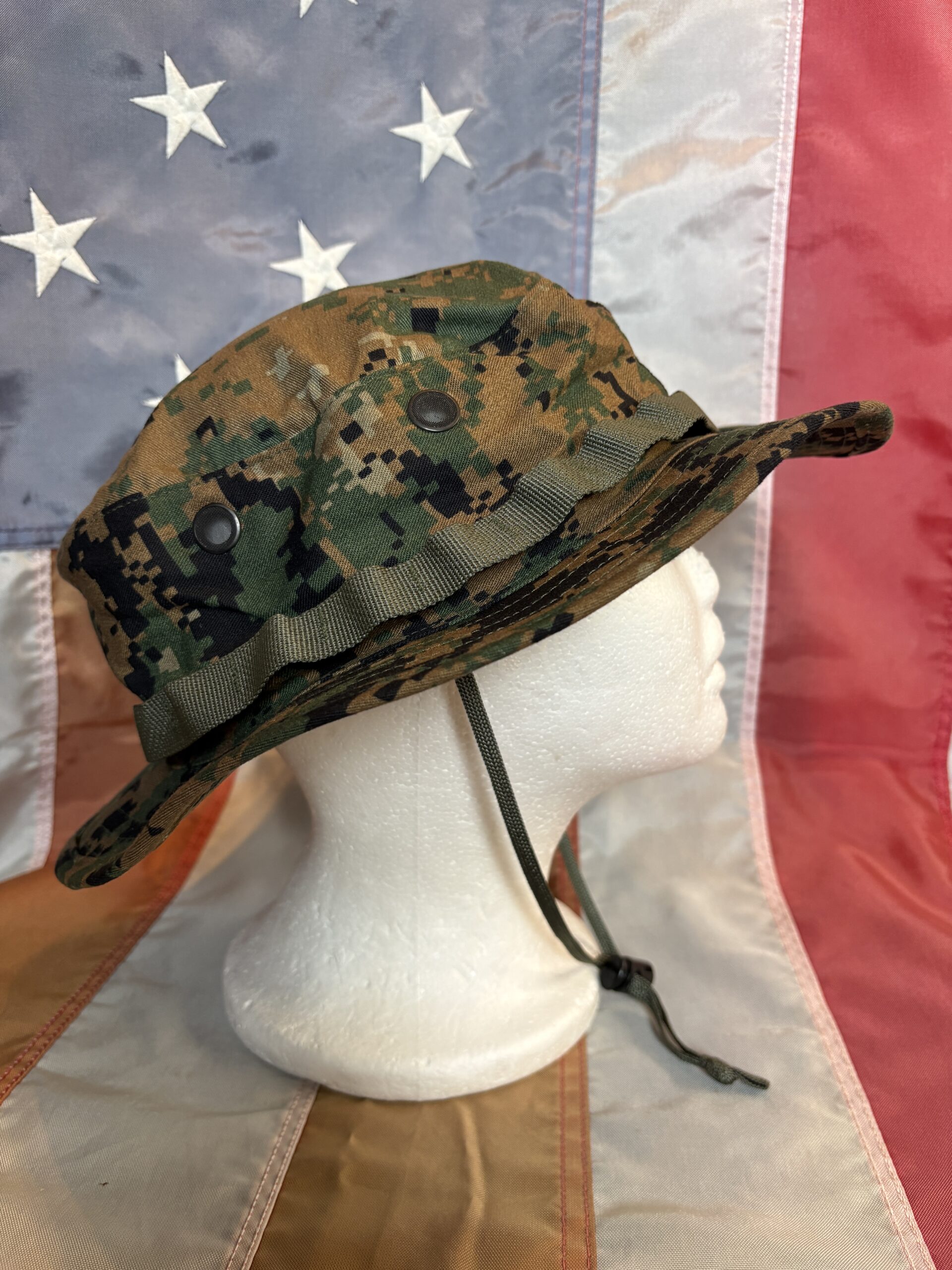 USMC - US Army Boonie / Dschungelhut / Tropenhut in Marpat Woodland – Bild 2