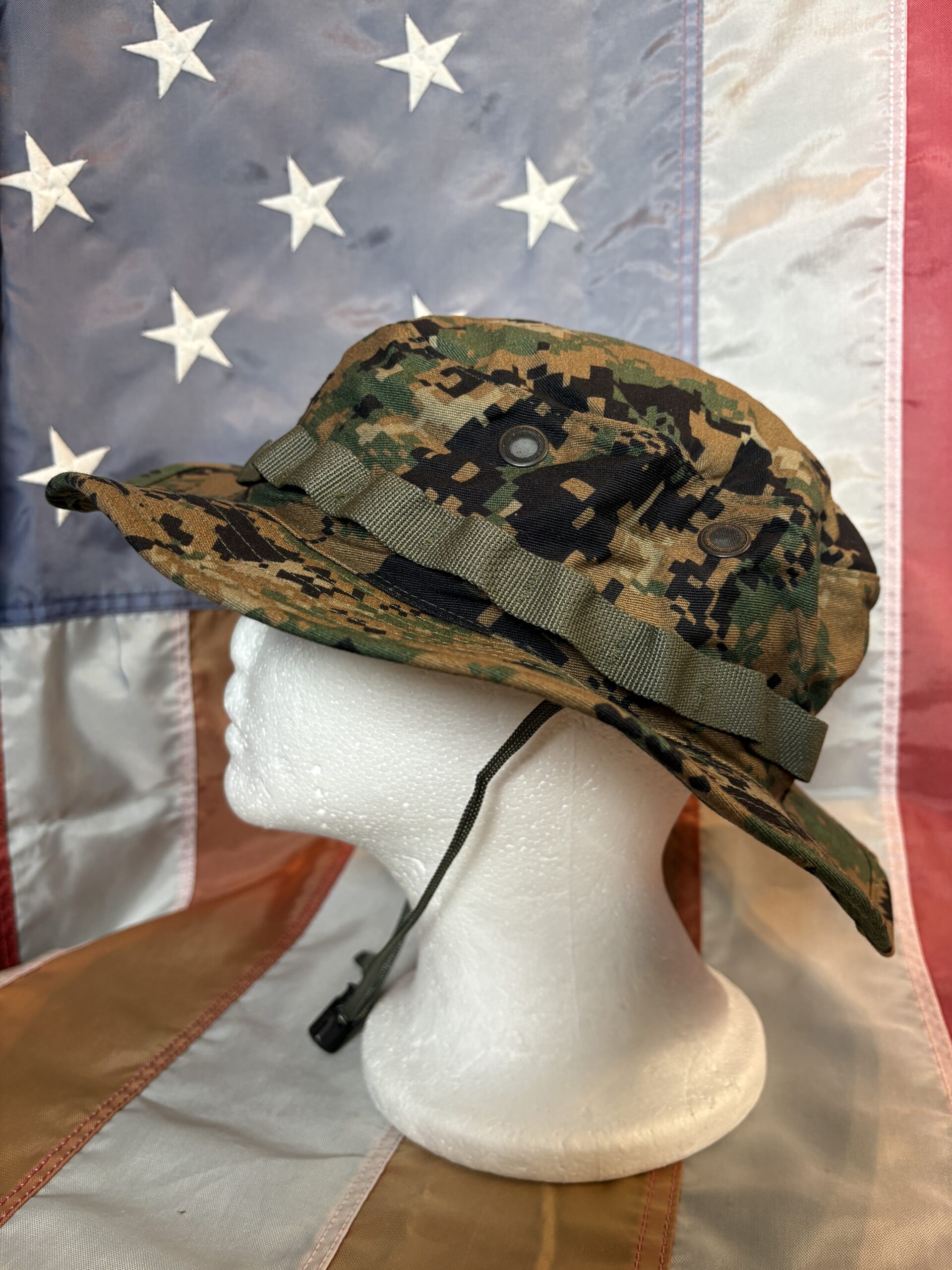 USMC - US Army Boonie / Dschungelhut / Tropenhut in Marpat Woodland – Bild 4